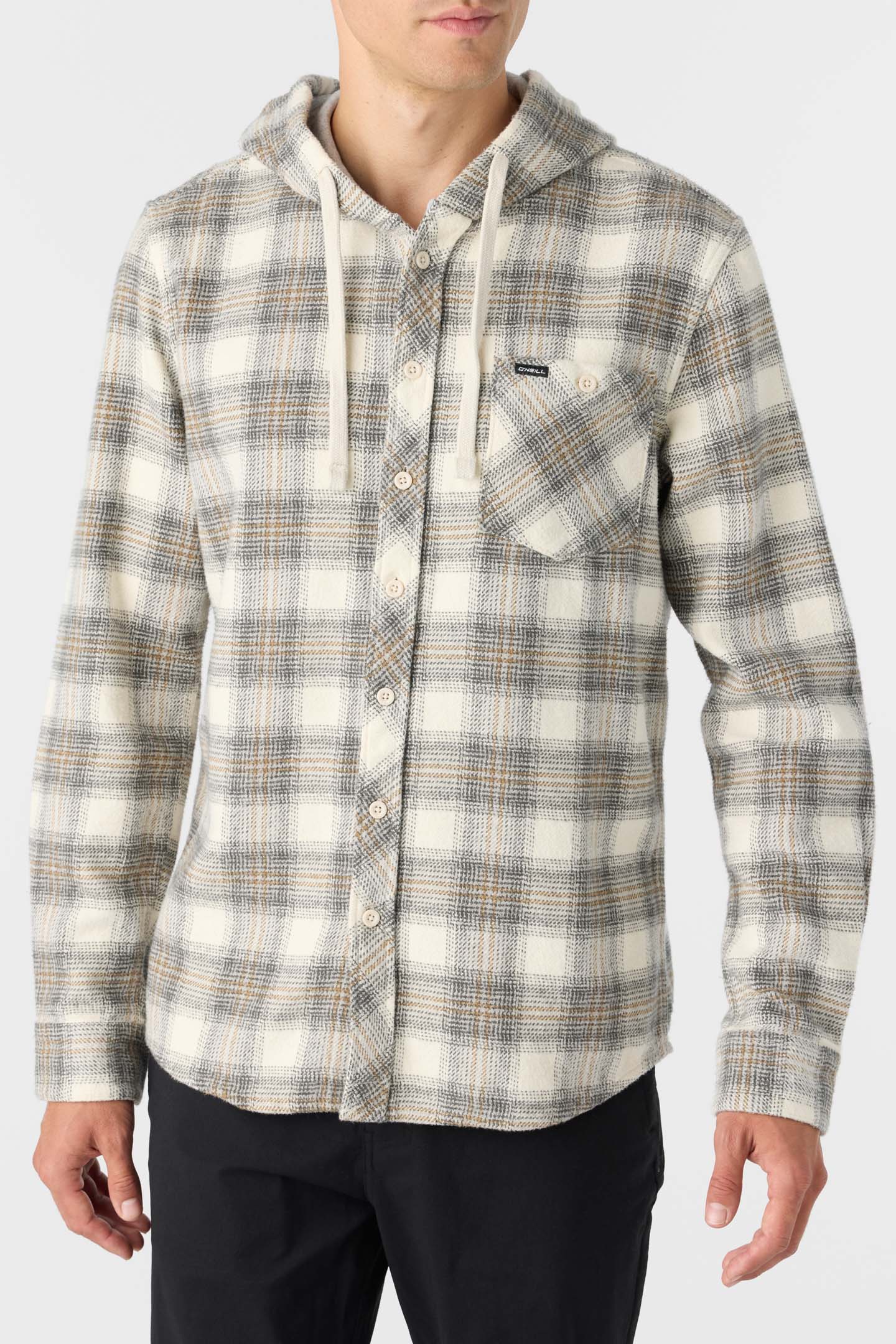 CLAYTON HOOD STANDARD FIT LONG SLEEVE SHIRT