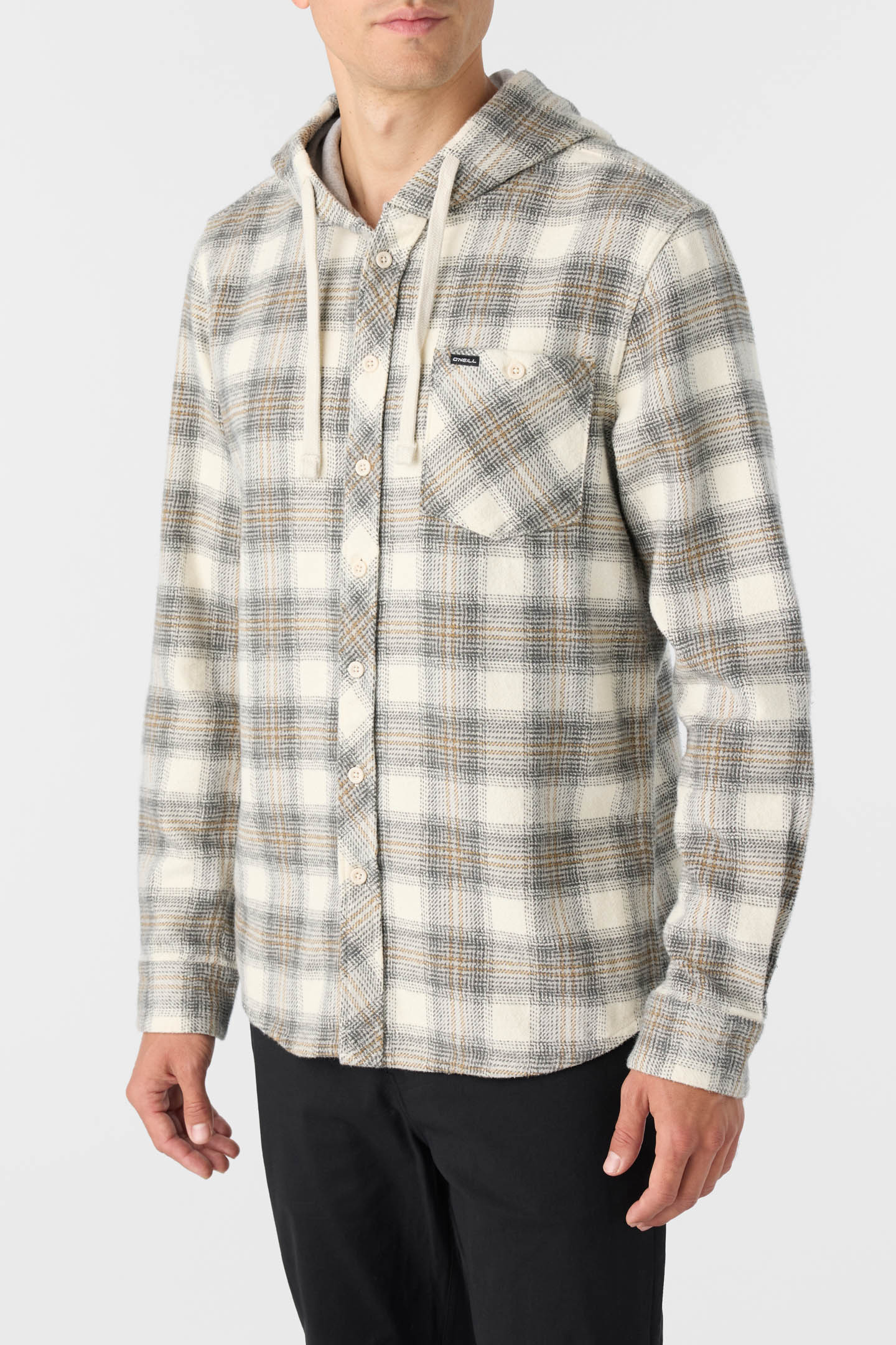 CLAYTON HOOD STANDARD FIT LONG SLEEVE SHIRT