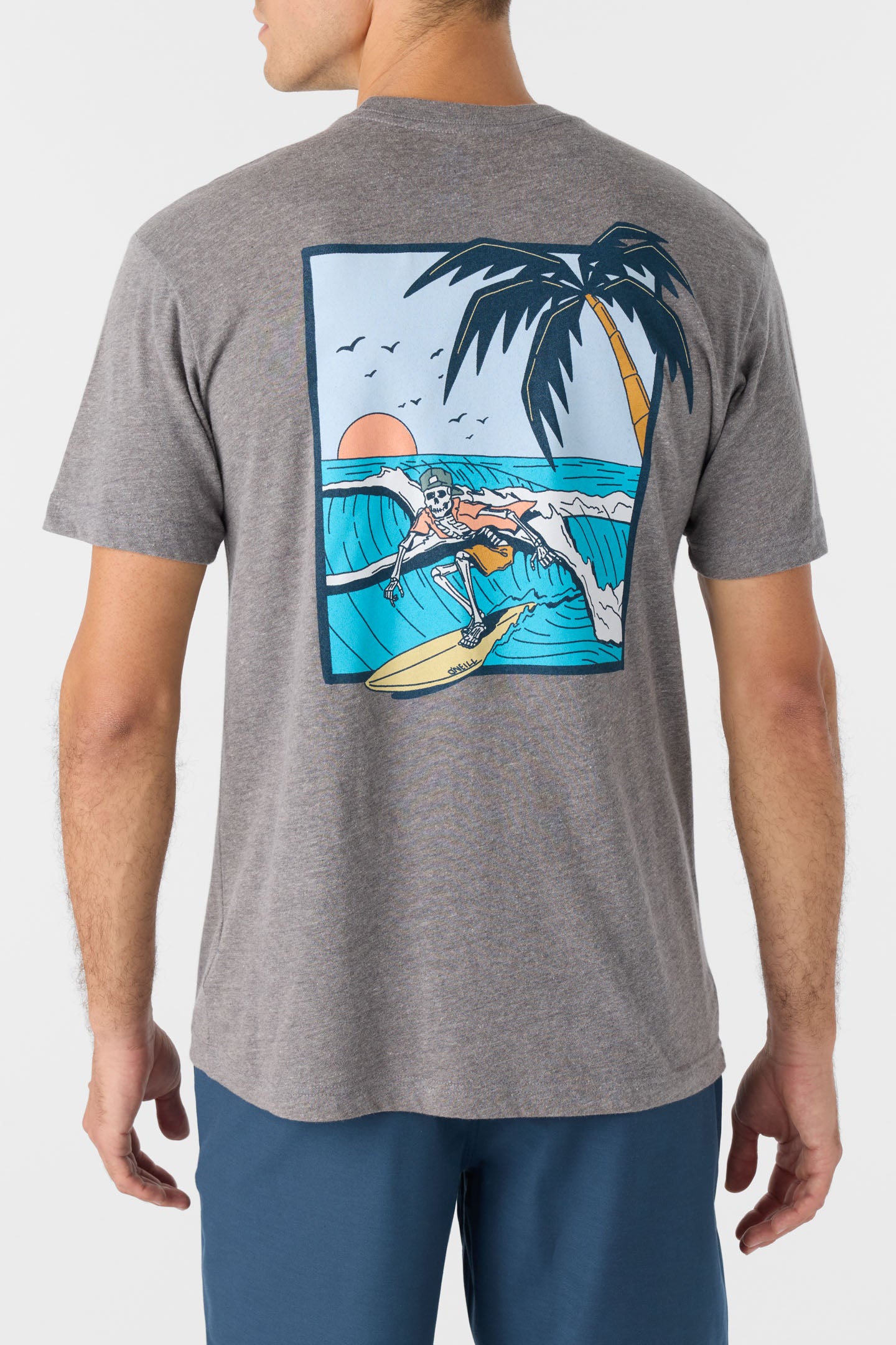 Days End Standard Fit Tee - Heather Grey | O'Neill