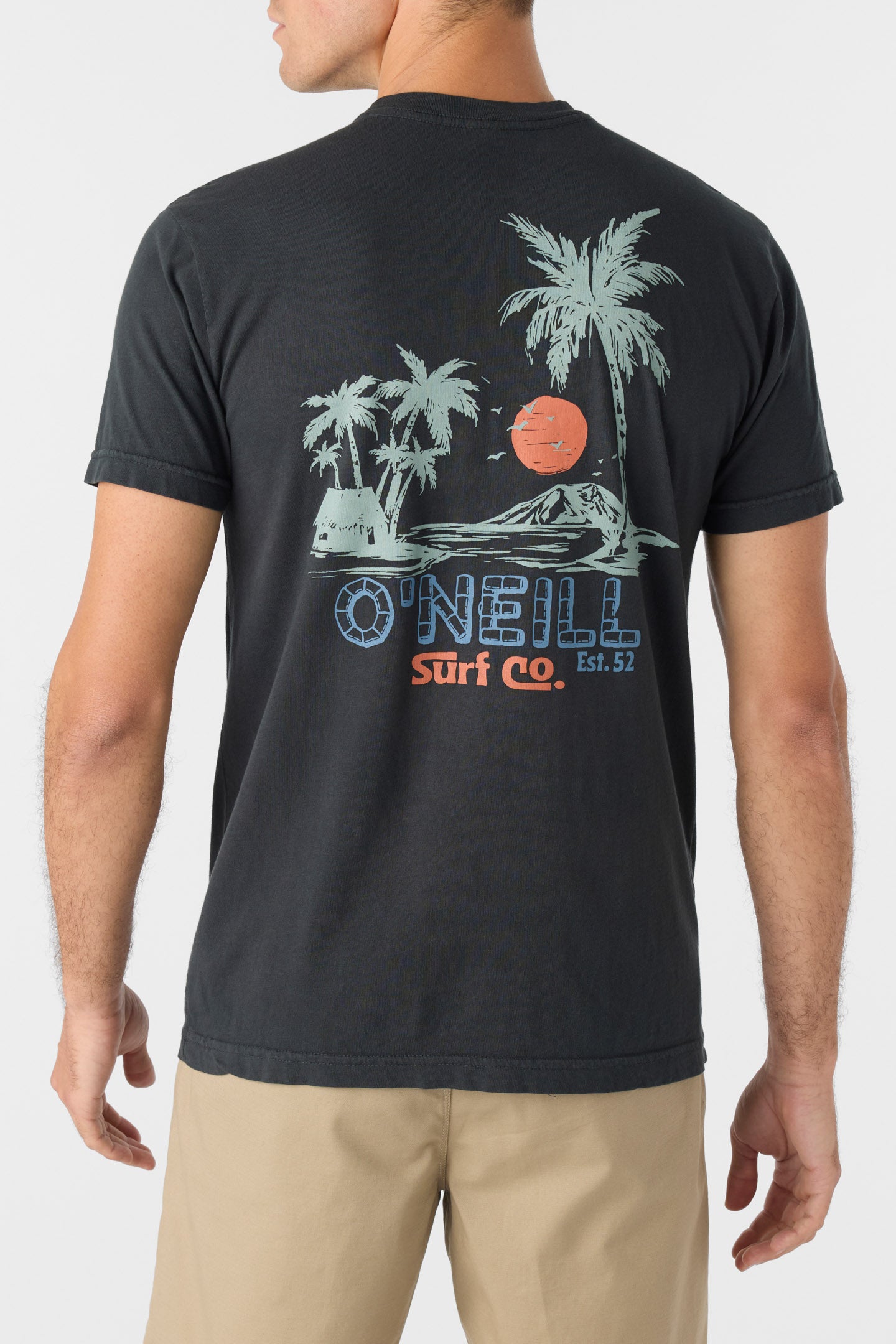 Hideaway Modern Fit Tee - Dark Charcoal | O'Neill