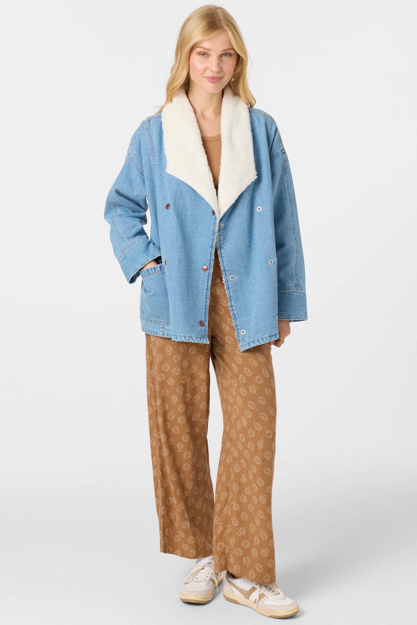 Korbyn High Pile Lined Denim Jacket - Drifter | O'Neill