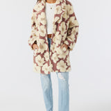 Harper High Pile Floral Jacket