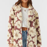 Harper High Pile Floral Jacket