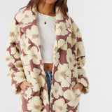 Harper High Pile Floral Jacket