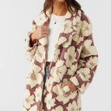Harper High Pile Floral Jacket