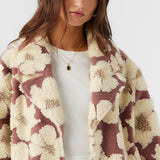 Harper High Pile Floral Jacket