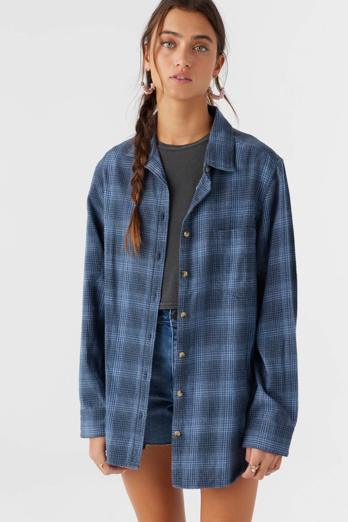 TRAVYS FLANNEL OVERSIZED SHIRT