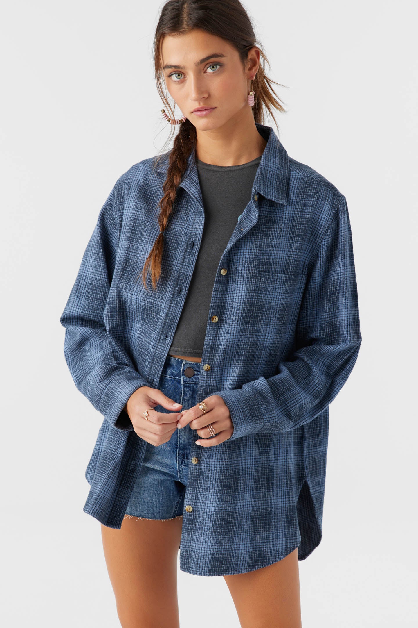 TRAVYS FLANNEL OVERSIZED SHIRT