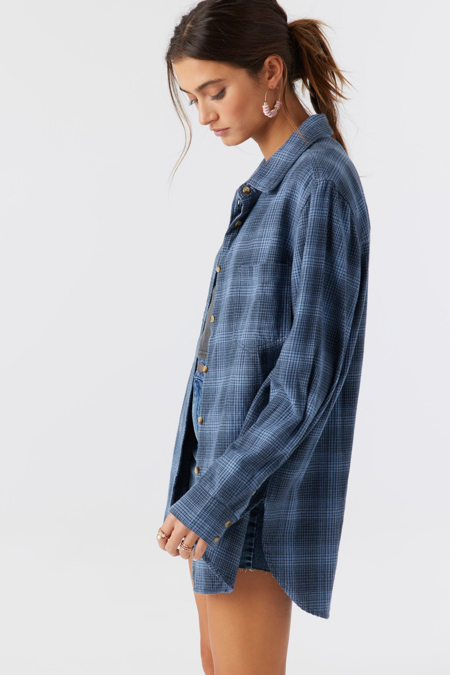 TRAVYS FLANNEL OVERSIZED SHIRT