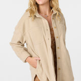 Rune Solid Superfleece Oversized Fit Shacket