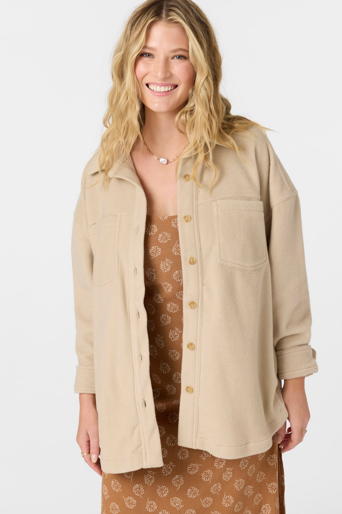 Rune Solid Long Sleeve Top - Cement | O'Neill