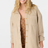 Rune Solid Superfleece Oversized Fit Shacket