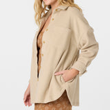 Rune Solid Superfleece Oversized Fit Shacket