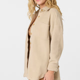 Rune Solid Superfleece Oversized Fit Shacket