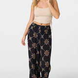 Jonie Grid Tile Beach Pants