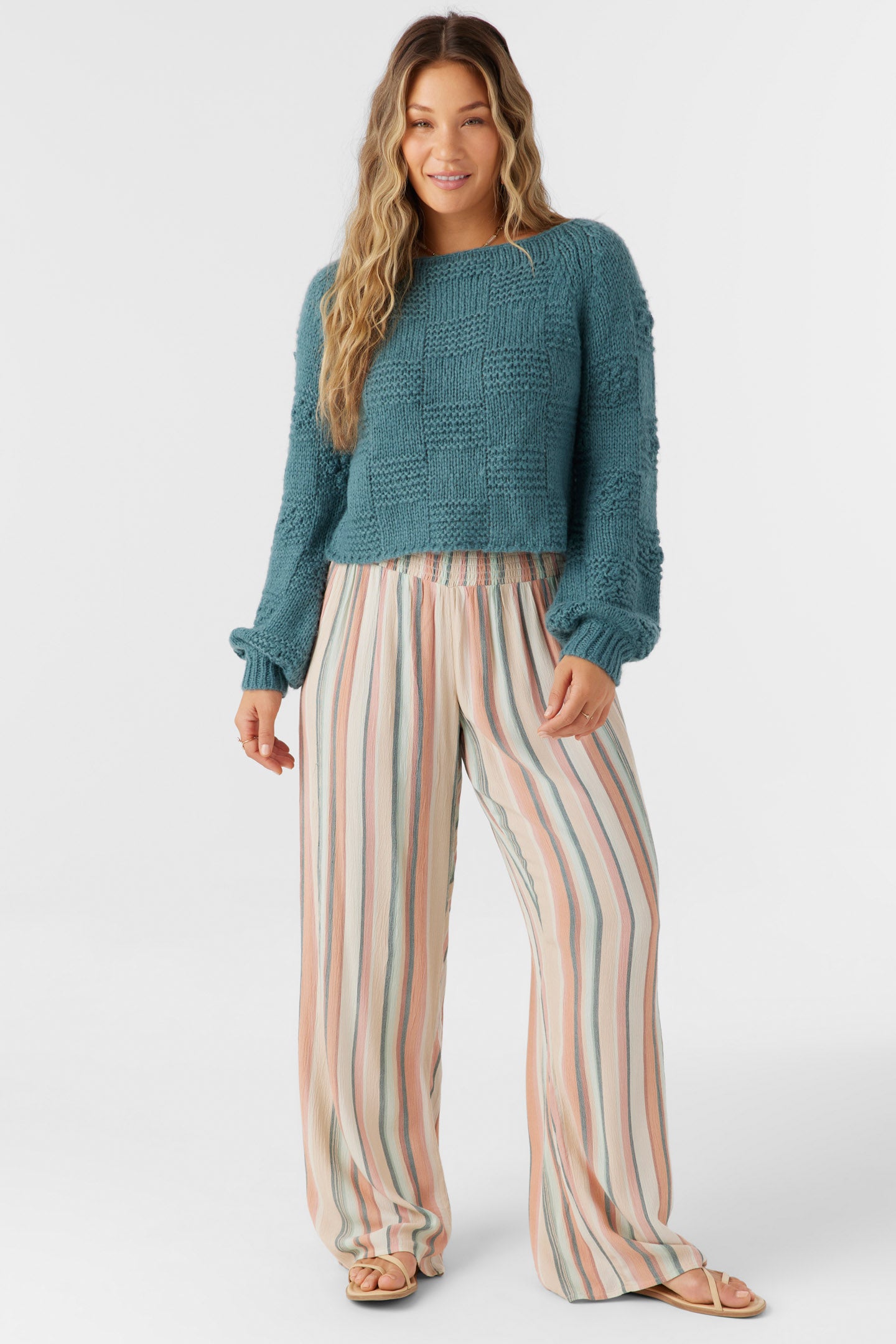 JONIE BEAMING STRIPE BEACH PANTS