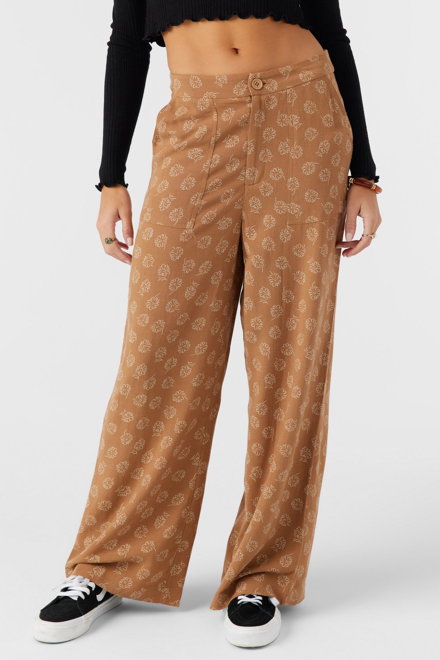 RYLAN VALLEY FLORAL BEACH PANTS