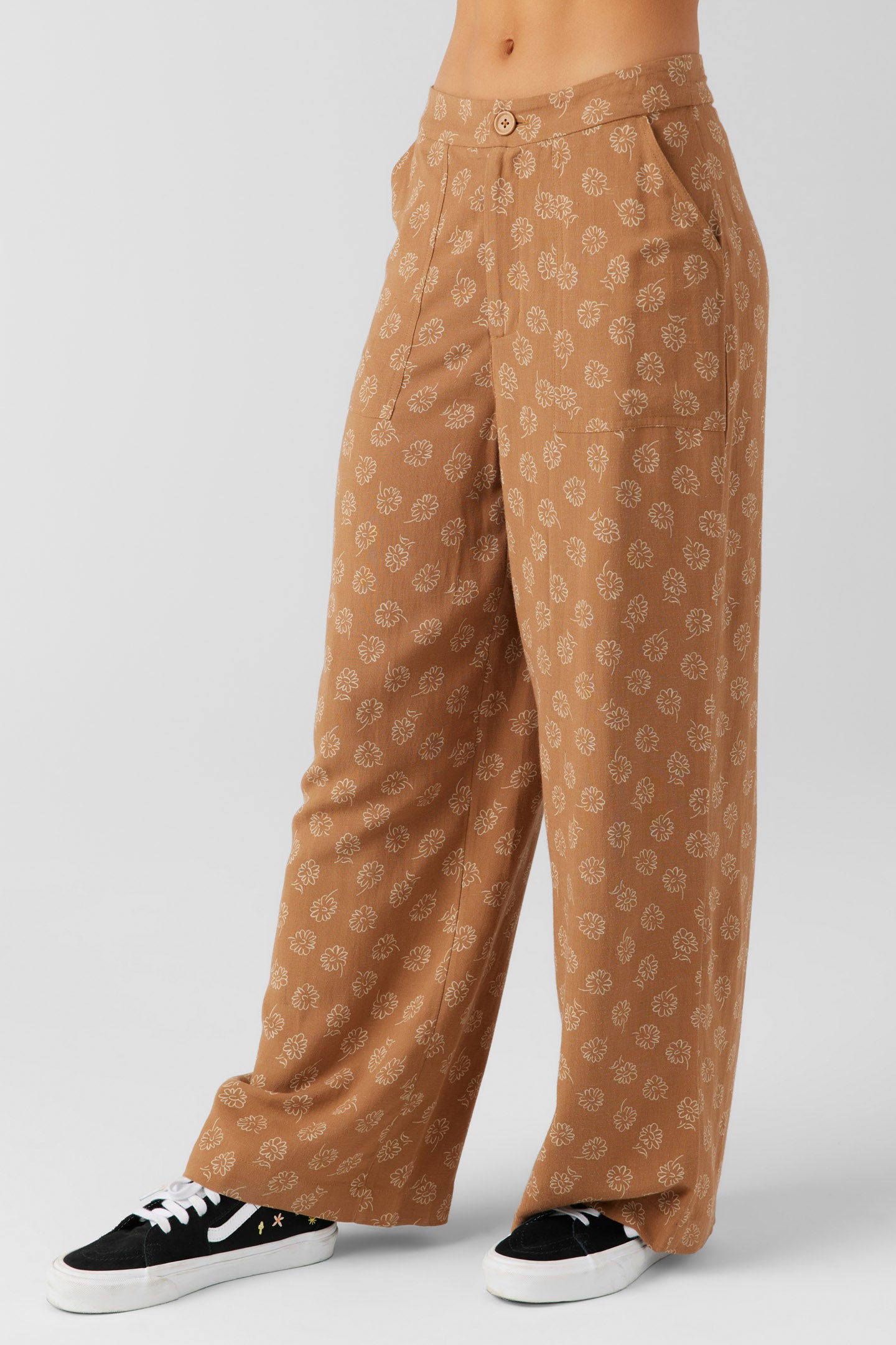 RYLAN VALLEY FLORAL BEACH PANTS