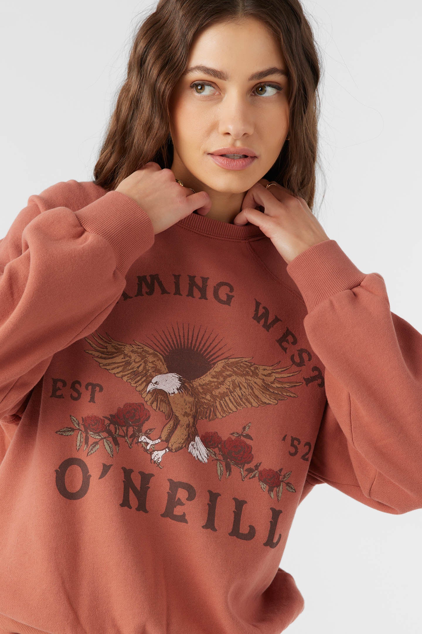 Boardwalk Crew Neck Fleece Cedar Wood O'Neill
