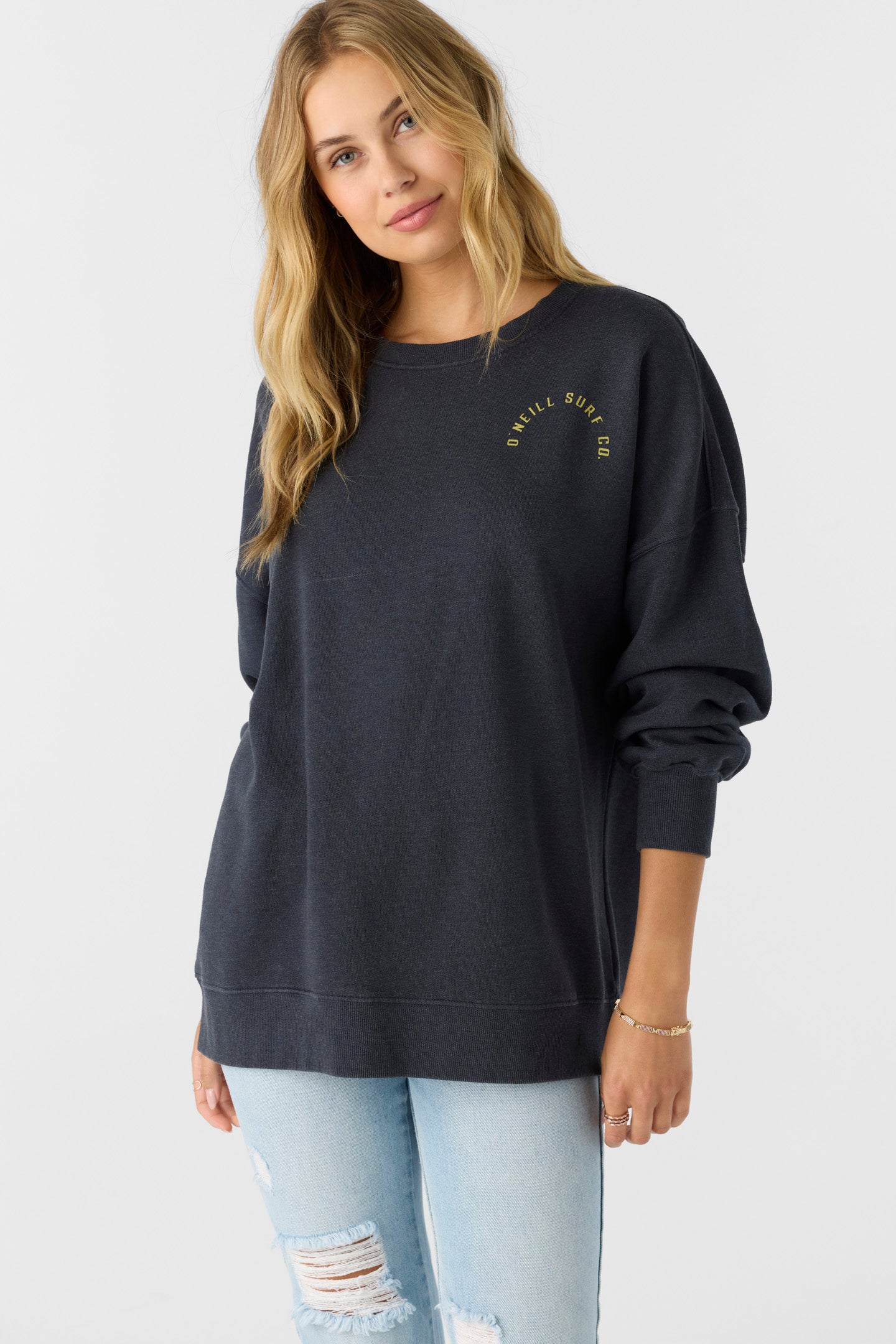 CHOICE CREWNECK OVERSIZED-FIT FLEECE PULLOVER