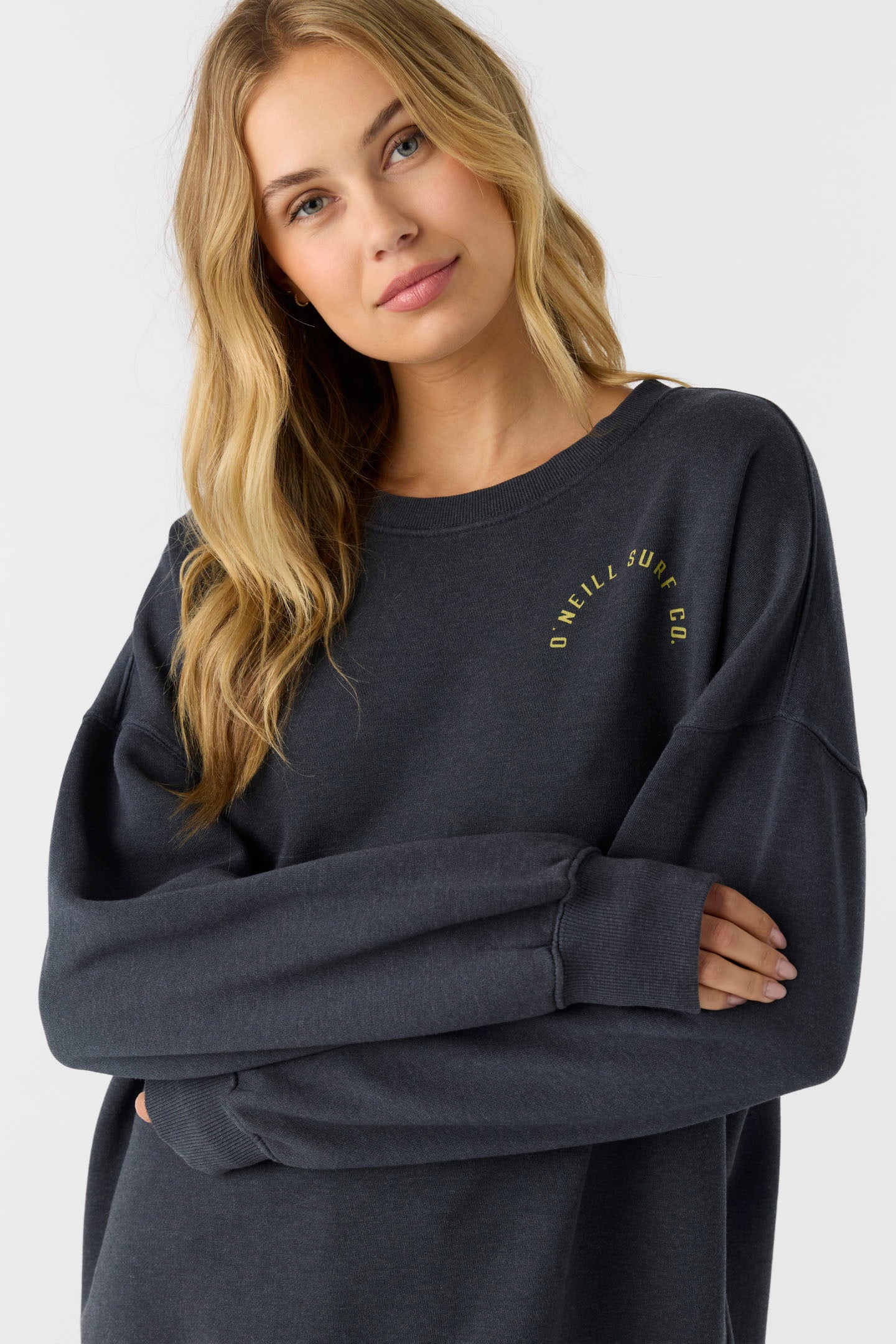 CHOICE CREWNECK OVERSIZED-FIT FLEECE PULLOVER