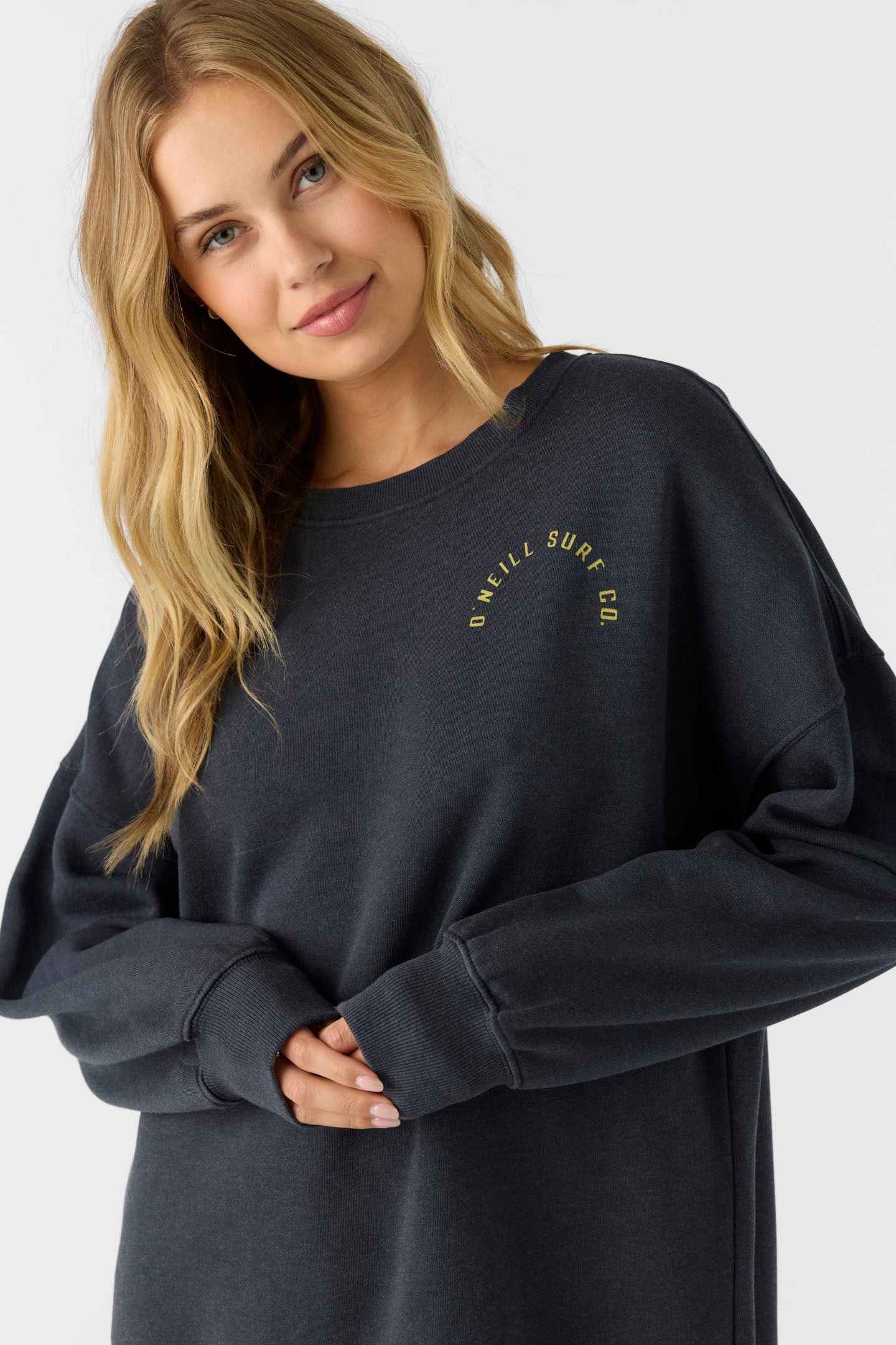 CHOICE CREWNECK OVERSIZED-FIT FLEECE PULLOVER