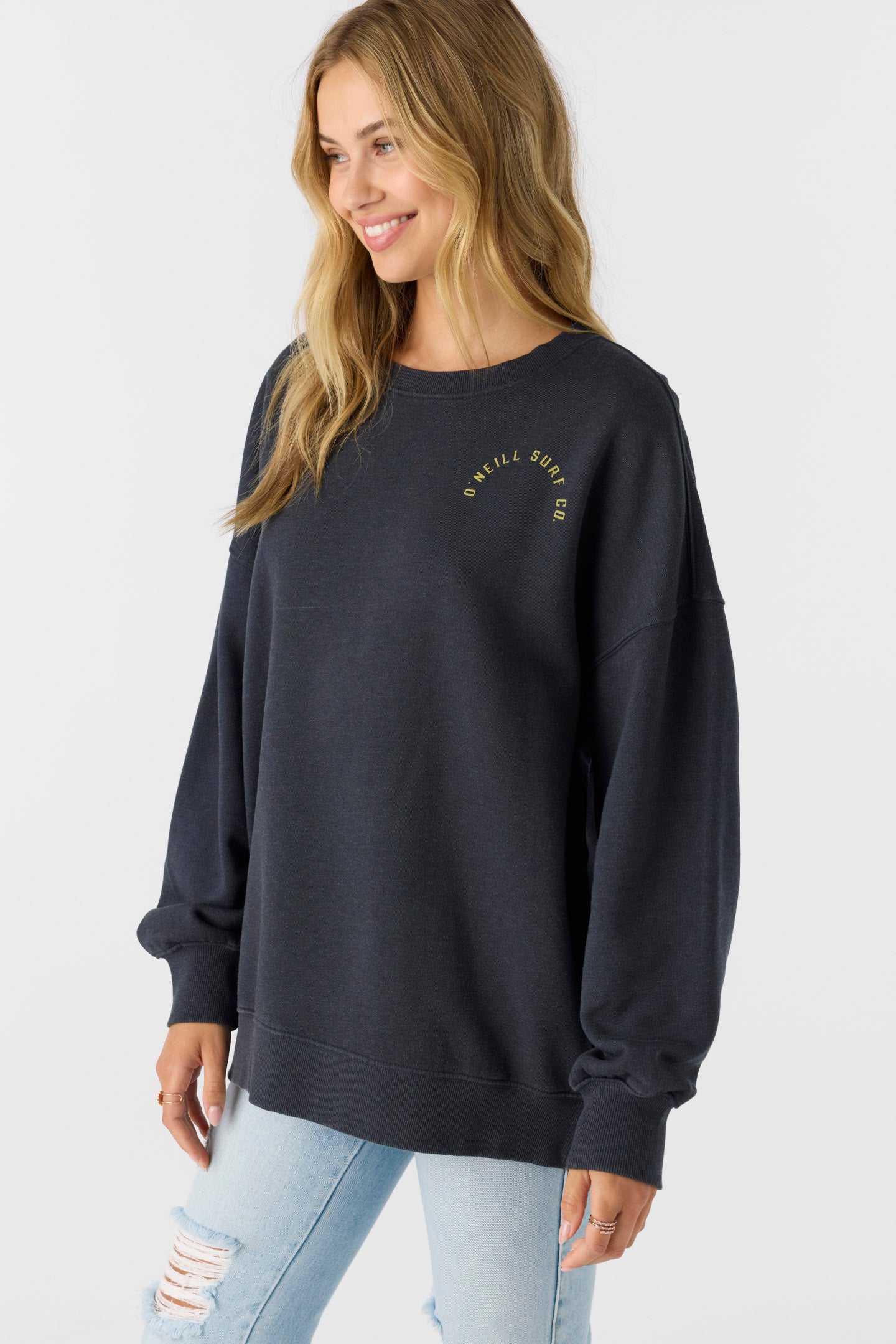 CHOICE CREWNECK OVERSIZED-FIT FLEECE PULLOVER