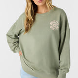 Choice Crewneck Oversized-Fit Fleece Pullover