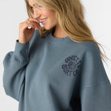 Choice Crewneck Oversized-Fit Fleece Pullover