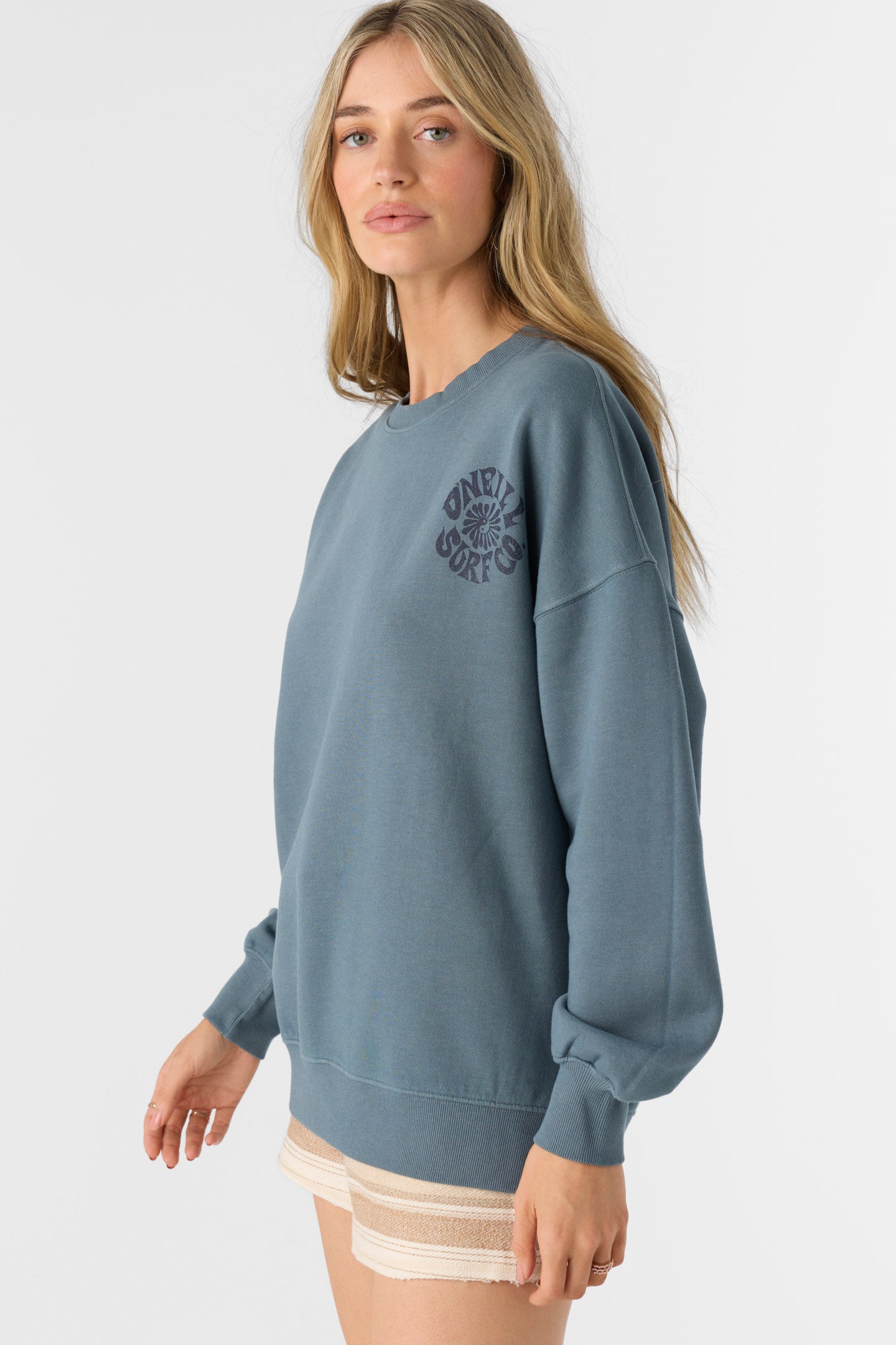 CHOICE CREWNECK OVERSIZED-FIT FLEECE PULLOVER