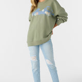 Choice Crewneck Oversized-Fit Fleece Pullover