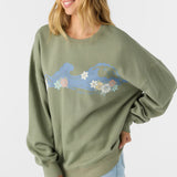 Choice Crewneck Oversized-Fit Fleece Pullover