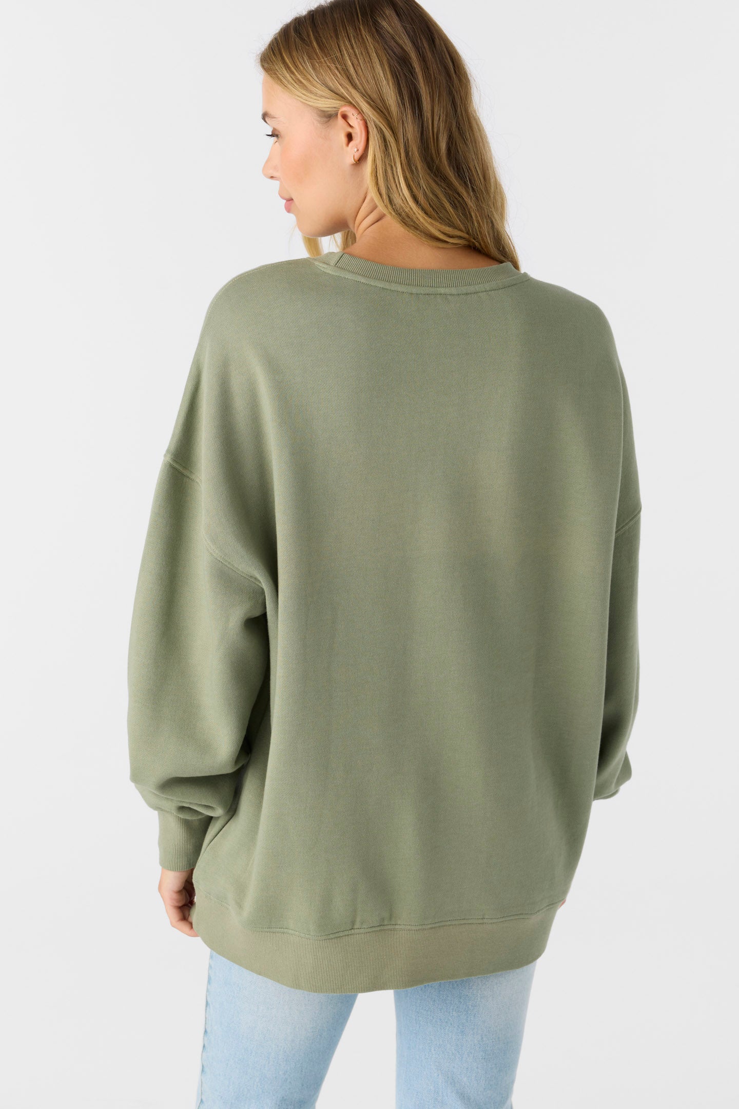 CHOICE CREWNECK OVERSIZED-FIT FLEECE PULLOVER