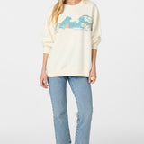 Choice Crewneck Oversized-Fit Fleece Pullover