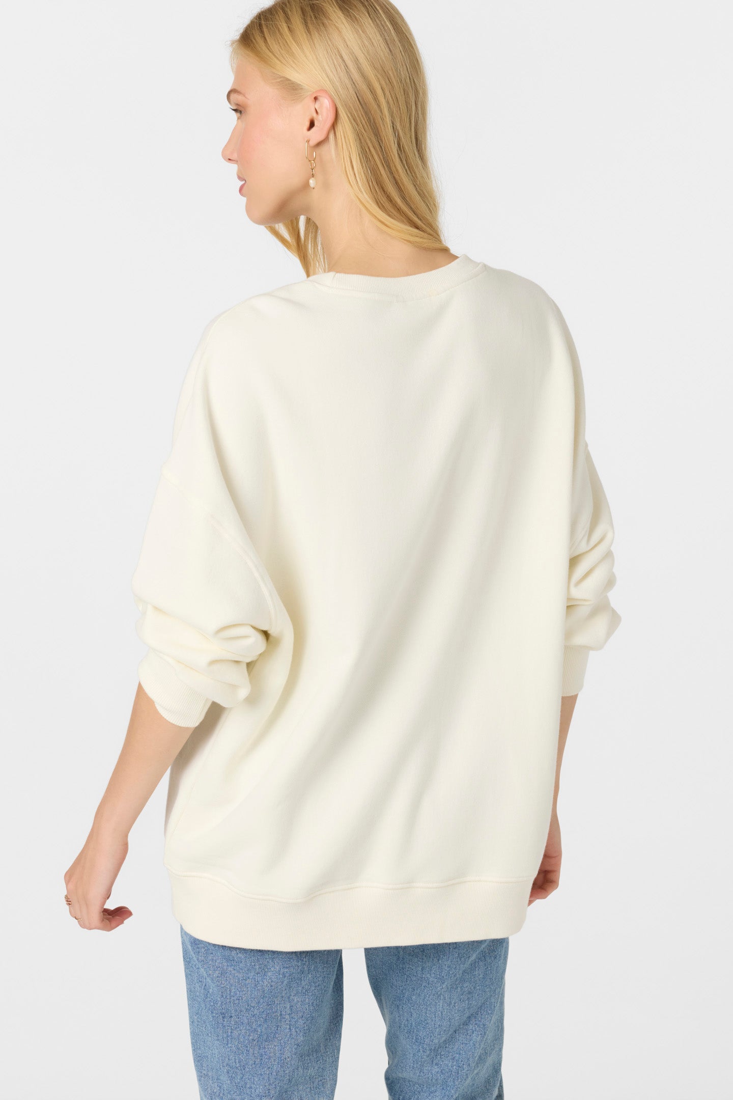 CHOICE CREWNECK OVERSIZED-FIT FLEECE PULLOVER