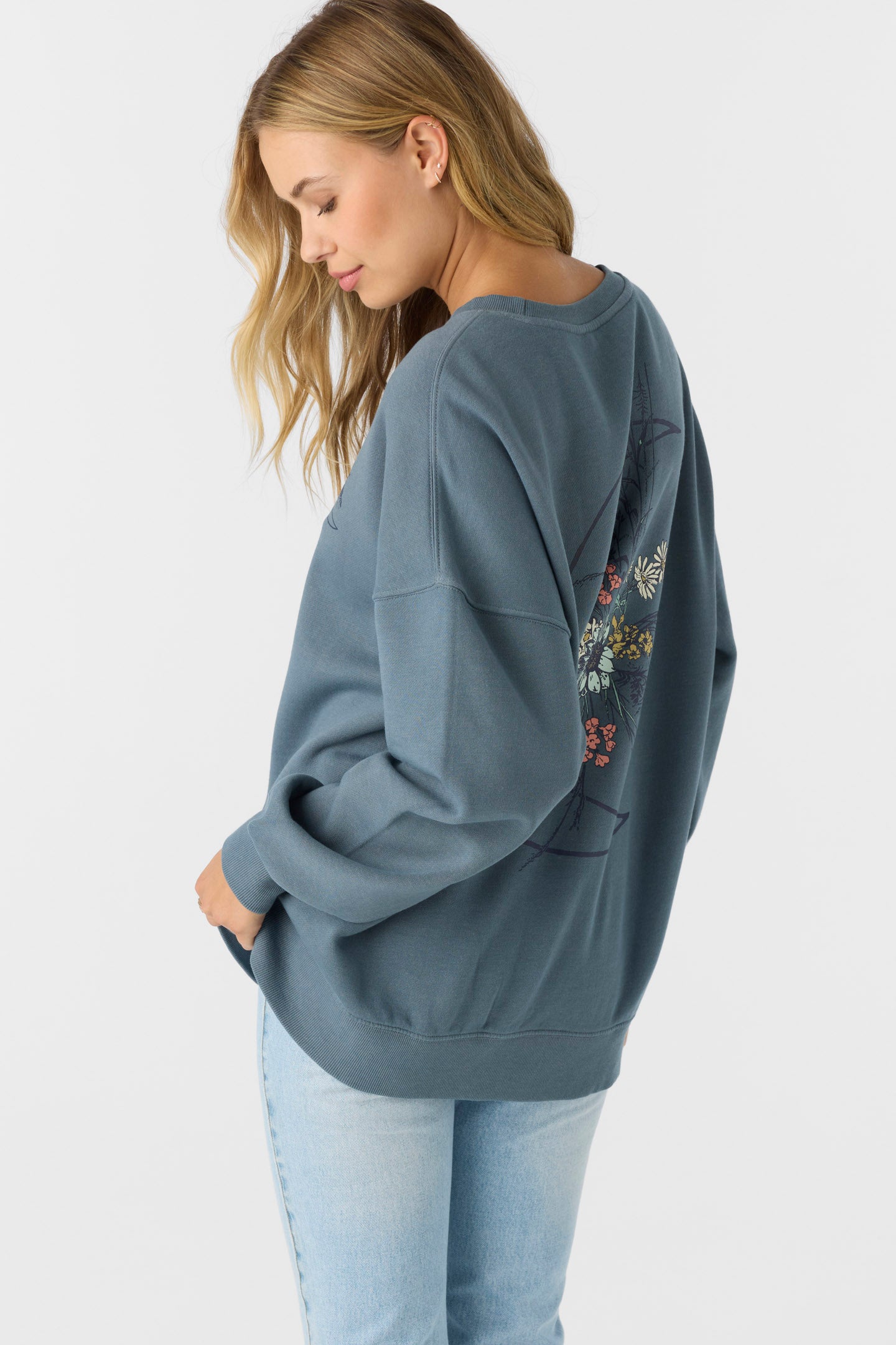 CHOICE CREWNECK OVERSIZED-FIT FLEECE PULLOVER