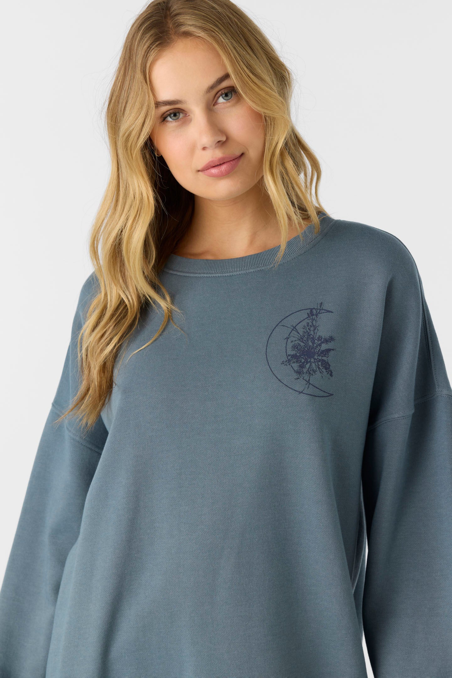 CHOICE CREWNECK OVERSIZED-FIT FLEECE PULLOVER