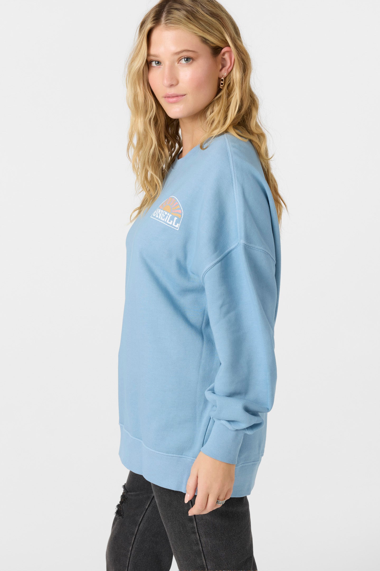 CHOICE OVERSIZED-FIT CREWNECK FLEECE PULLOVER