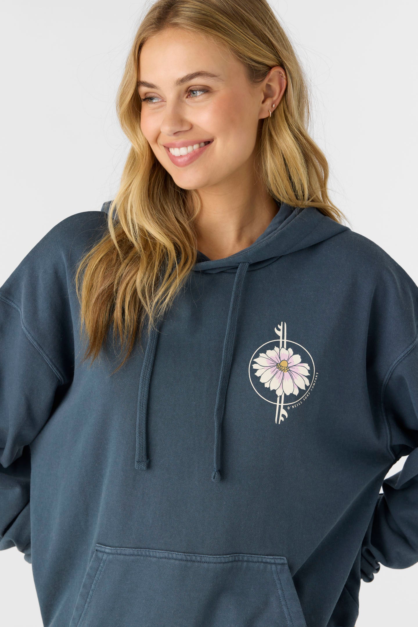 DRIFT FLORAL FLEECE HOODIE