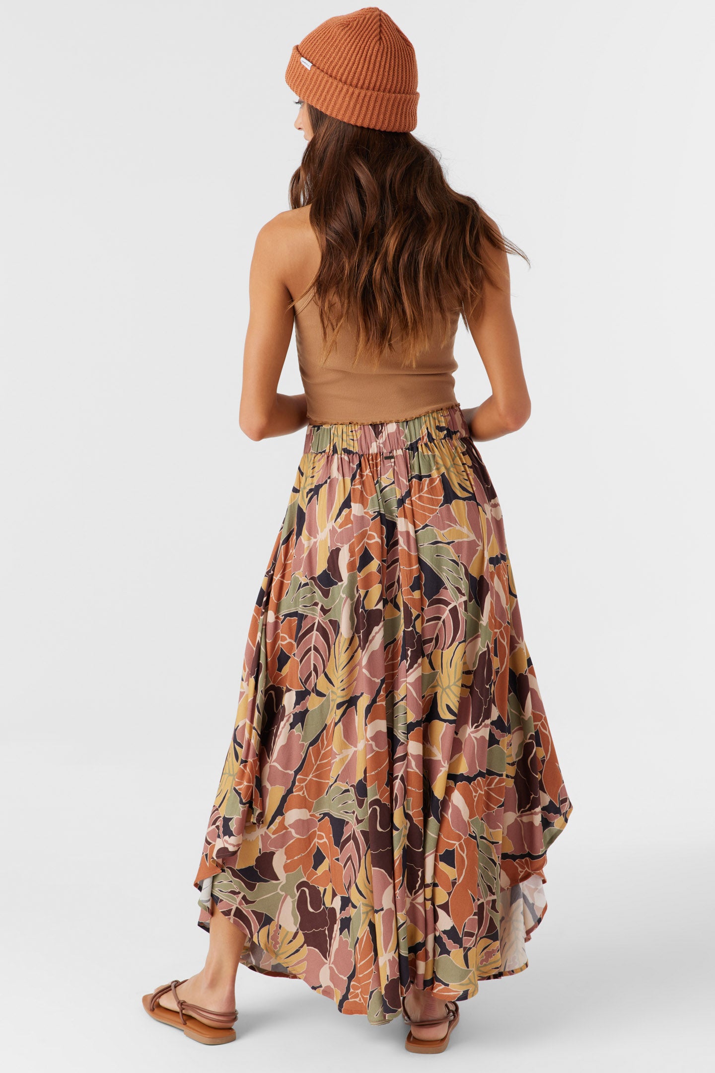 MARNIE SIREN ABSTRACT MAXI SKIRT