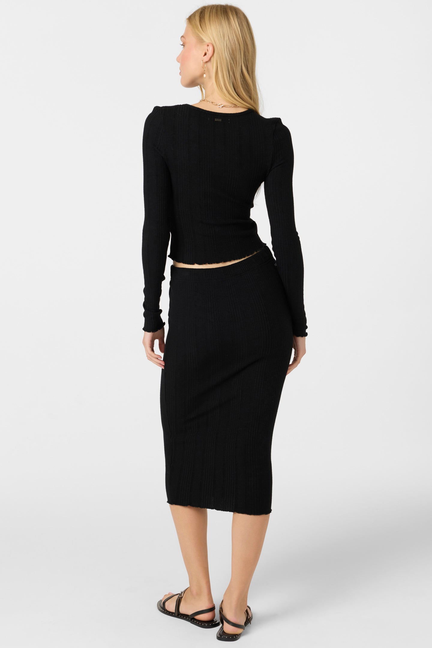 Brennan Midi Skirts - Black | O'Neill