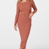 Brennan Knit Midi Skirt
