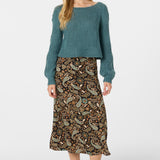 Sunni Rosalia Paisley Midi Skirt