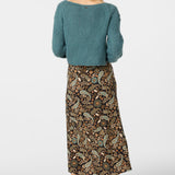 Sunni Rosalia Paisley Midi Skirt