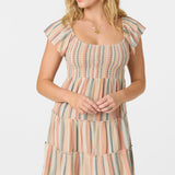 Della Smocked Tiered Dress