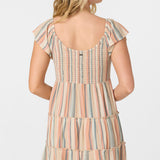 Della Smocked Tiered Dress