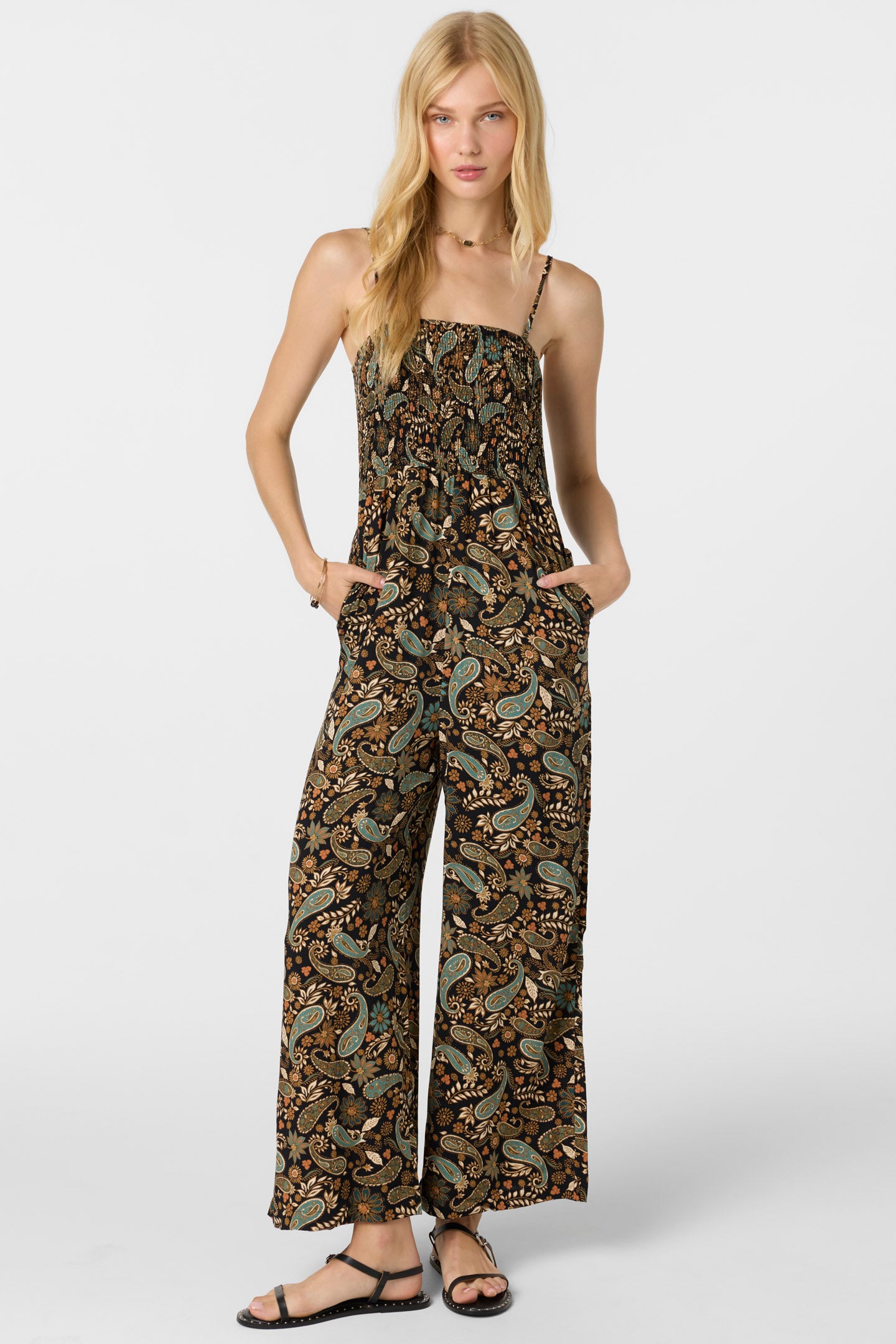 CADE PAISLEY JUMPSUIT