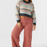 Billie Cropped Stripe Sweater