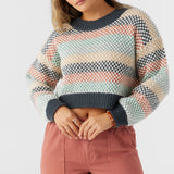 Billie Cropped Stripe Sweater