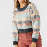 Billie Cropped Stripe Sweater